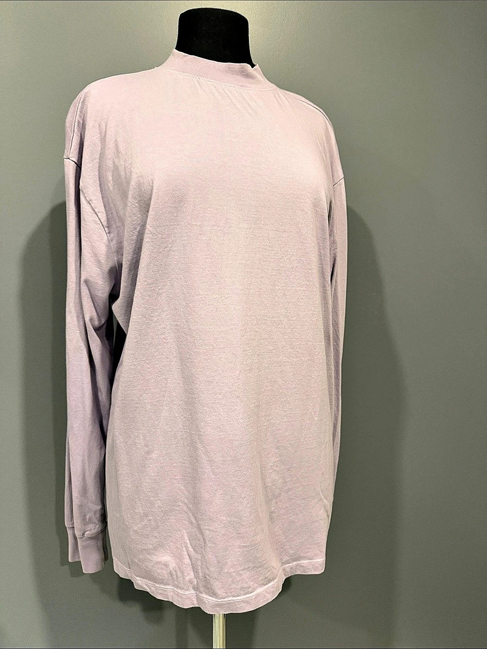 Vision Long Sleeve Mock Neck Top in Pink Like New
